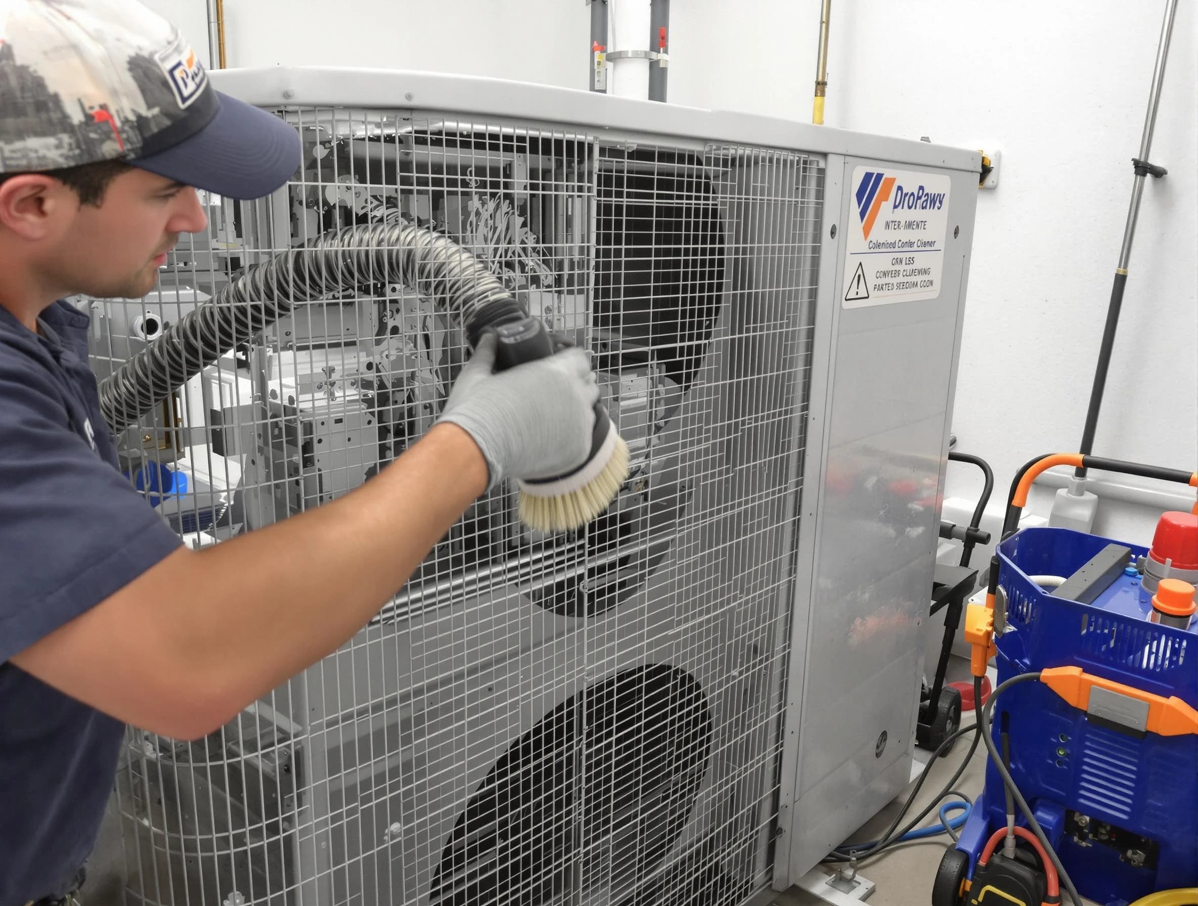 White Bluff Air Duct Cleaning specialist performing precision AC coil cleaning for improved system performance in White Bluff
