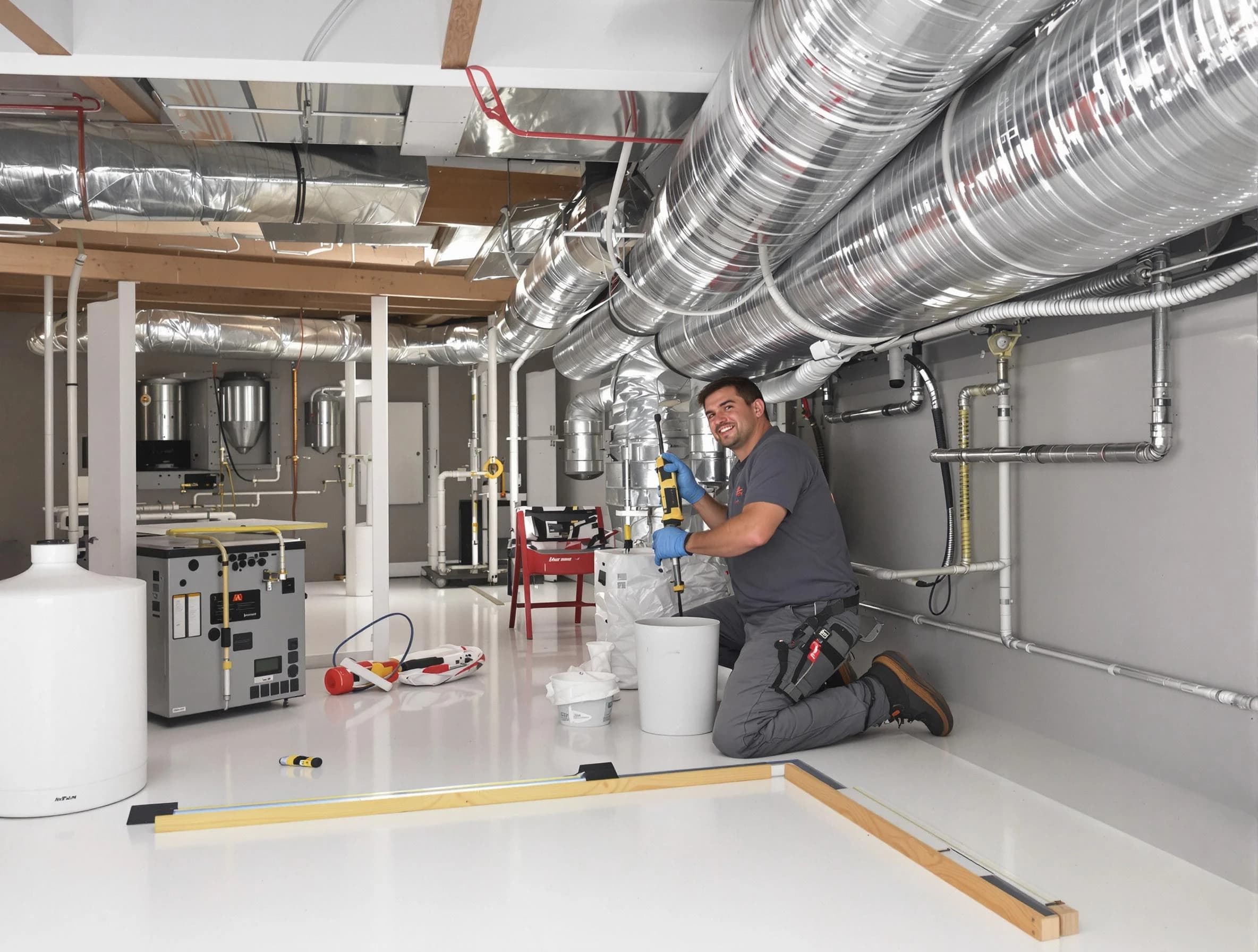 Professional duct sealing service by White Bluff Air Duct Cleaning in White Bluff
