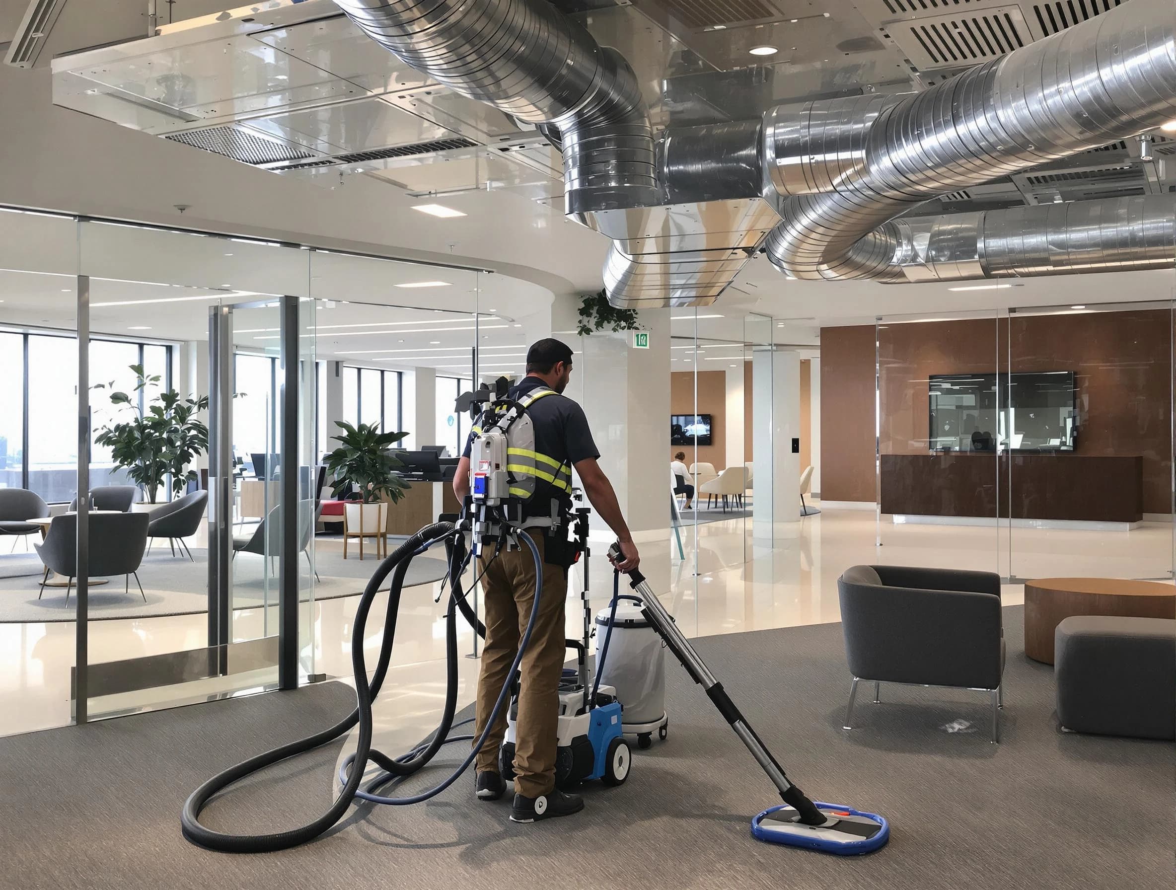 Commercial duct cleaning service by White Bluff Air Duct Cleaning in White Bluff