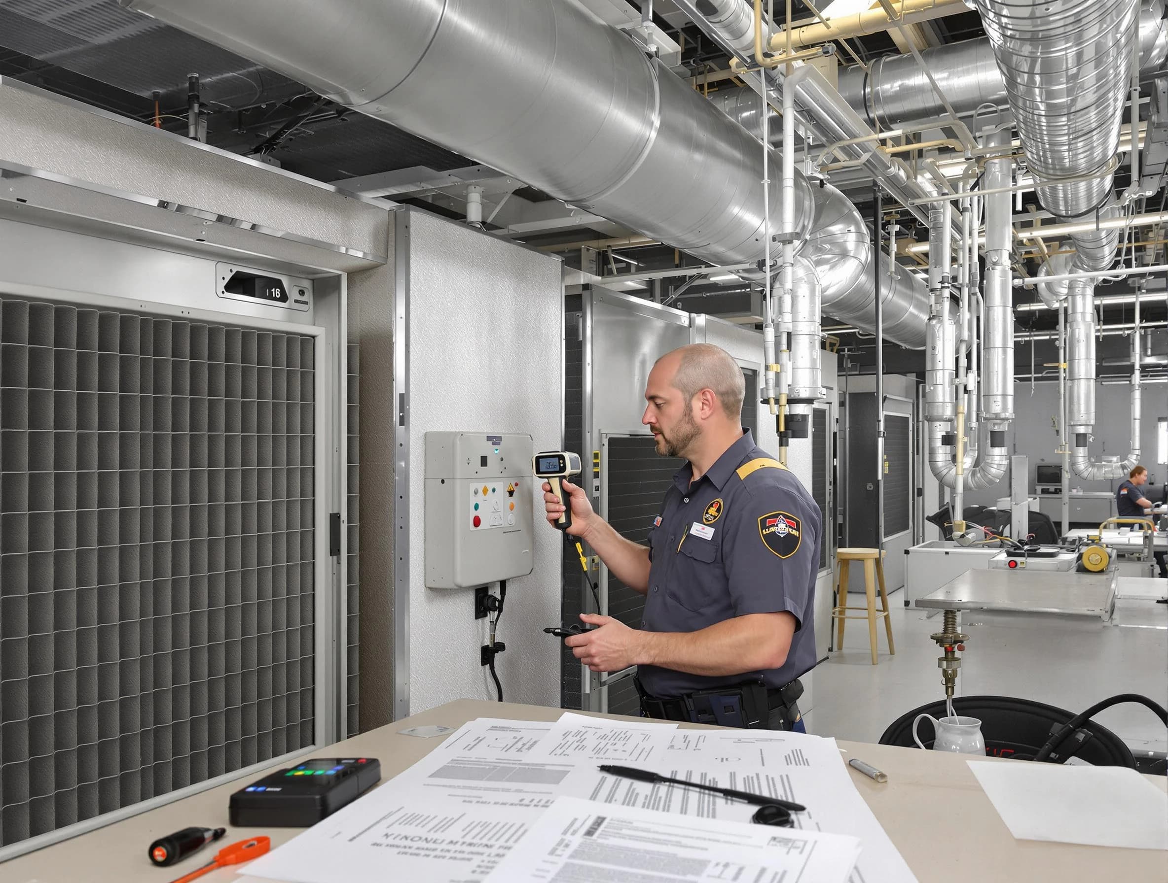 Professional filter system inspection by White Bluff Air Duct Cleaning in White Bluff