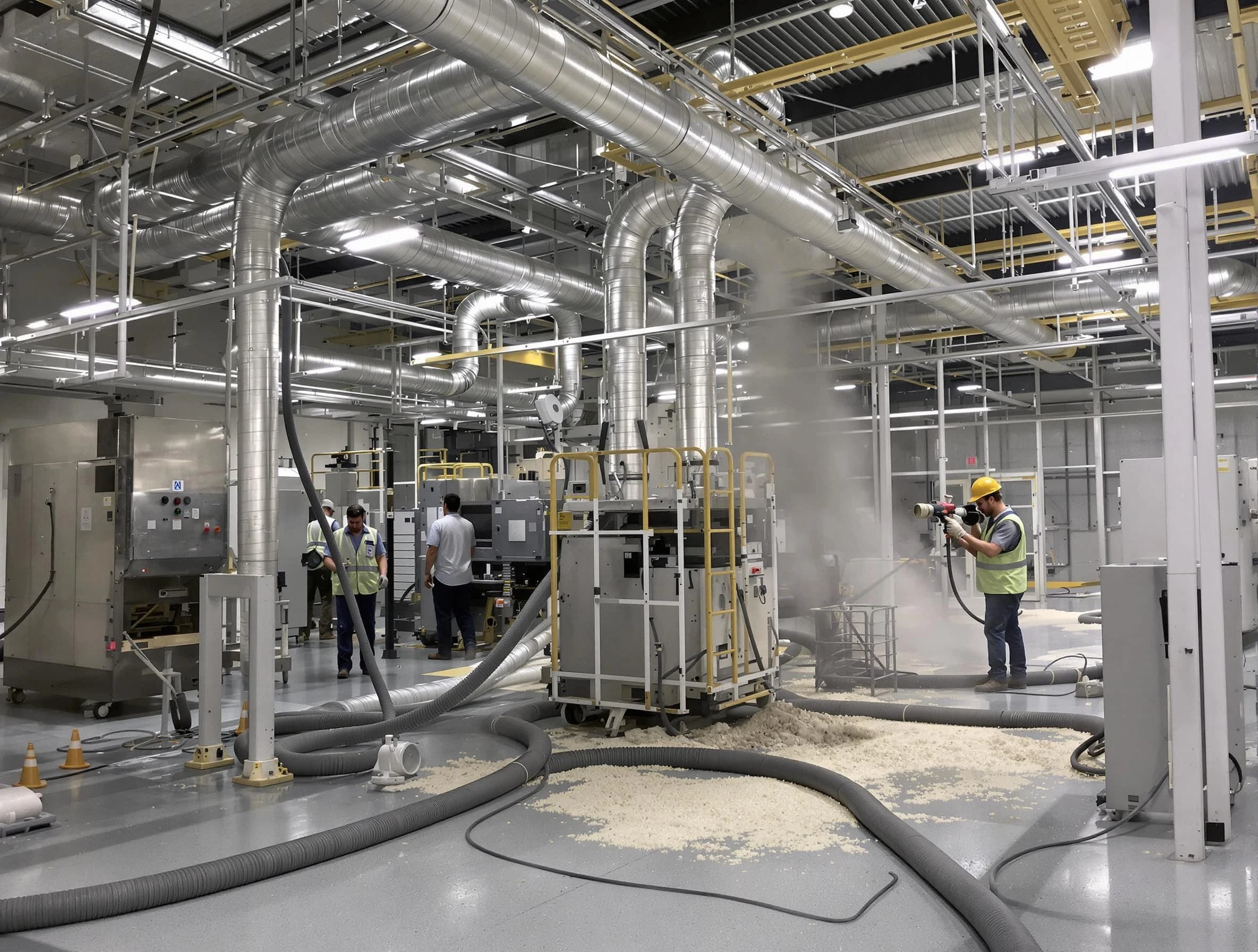 Heavy-duty industrial duct cleaning by White Bluff Air Duct Cleaning in White Bluff