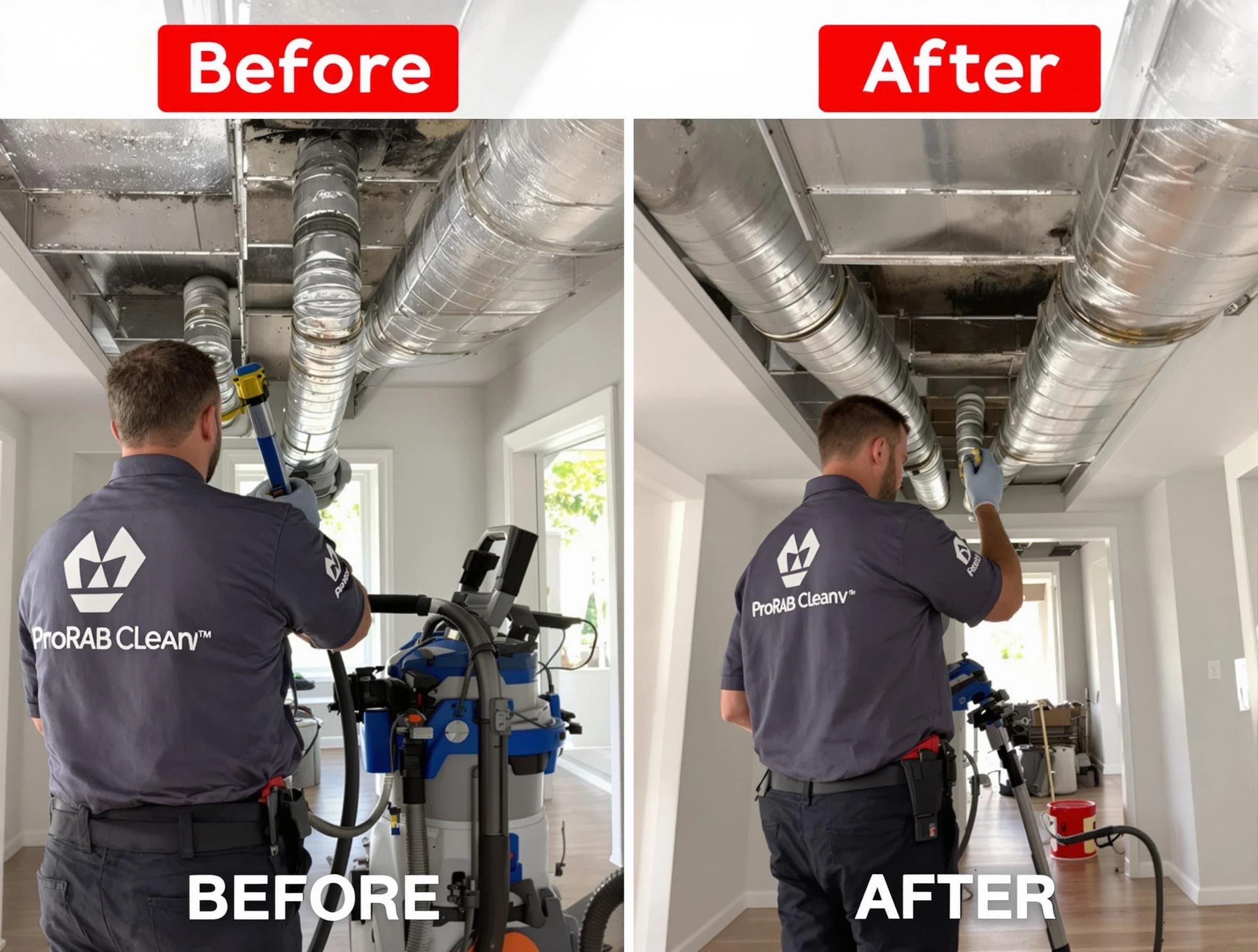 White Bluff Air Duct Cleaning expert performing thorough residential duct cleaning in a White Bluff home