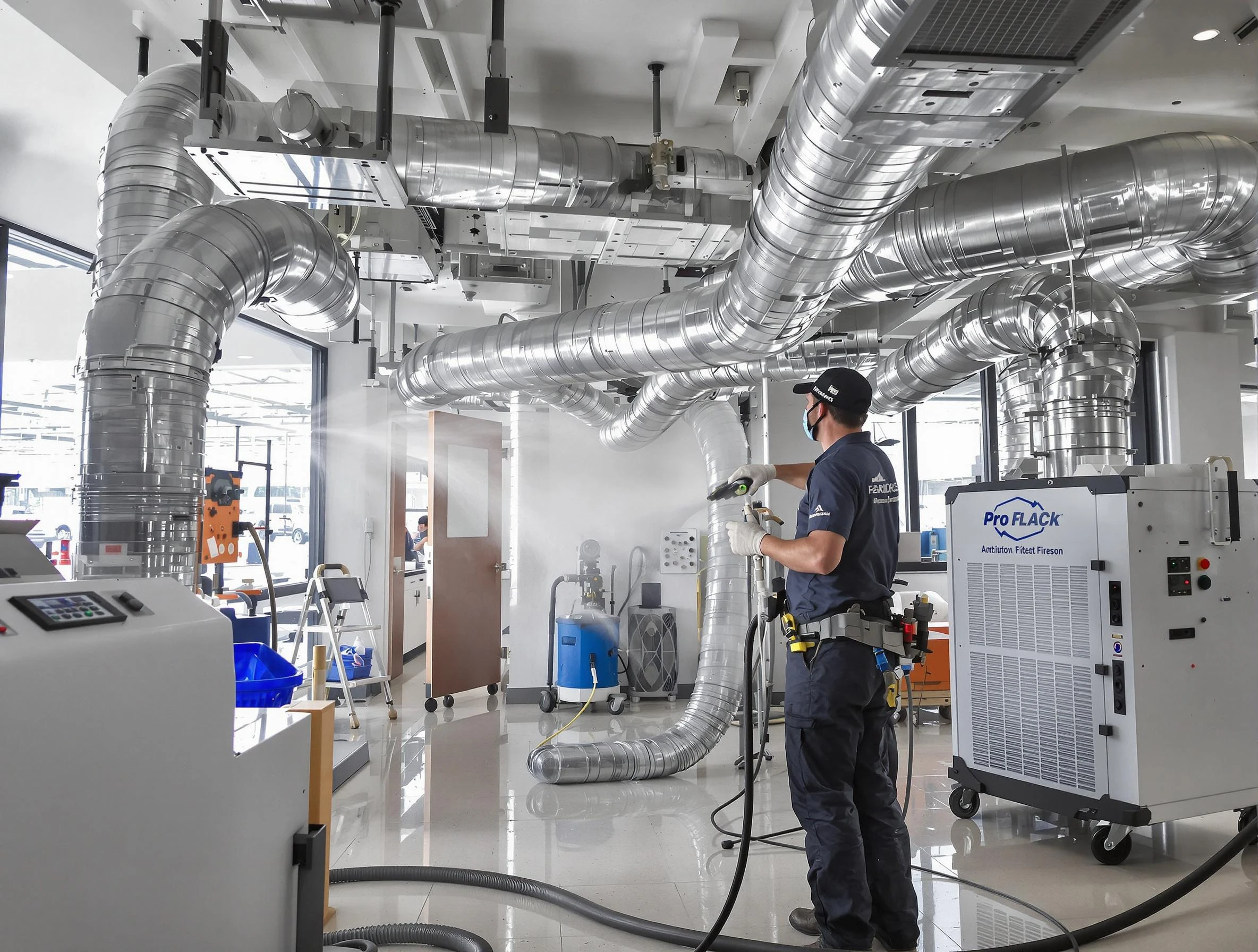 Negative Pressure Air Duct Cleaning in White Bluff