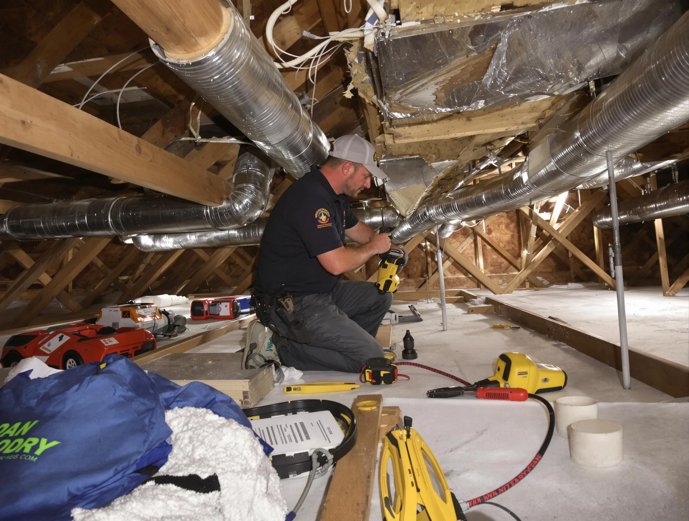 Professional air duct repair by White Bluff Air Duct Cleaning in White Bluff