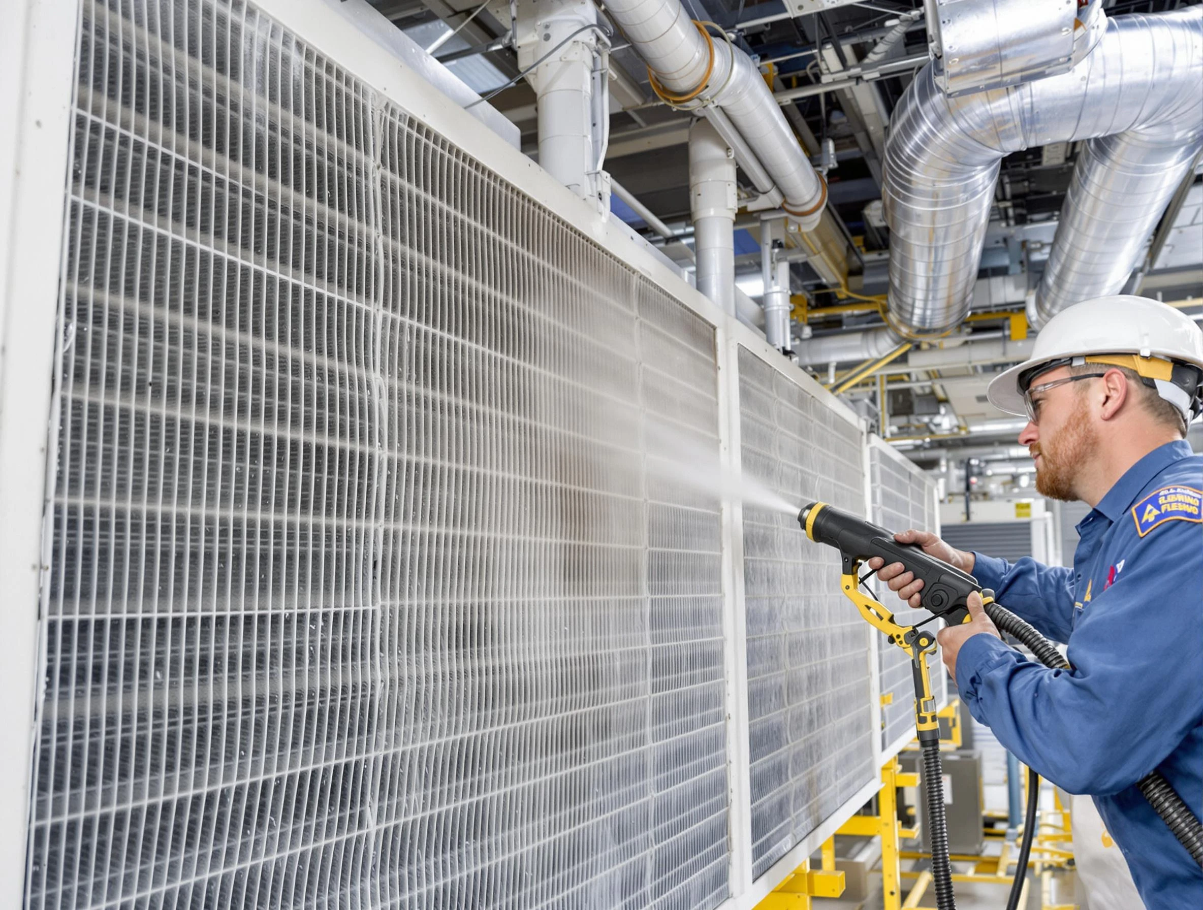 Professional commercial coil cleaning by White Bluff Air Duct Cleaning in White Bluff