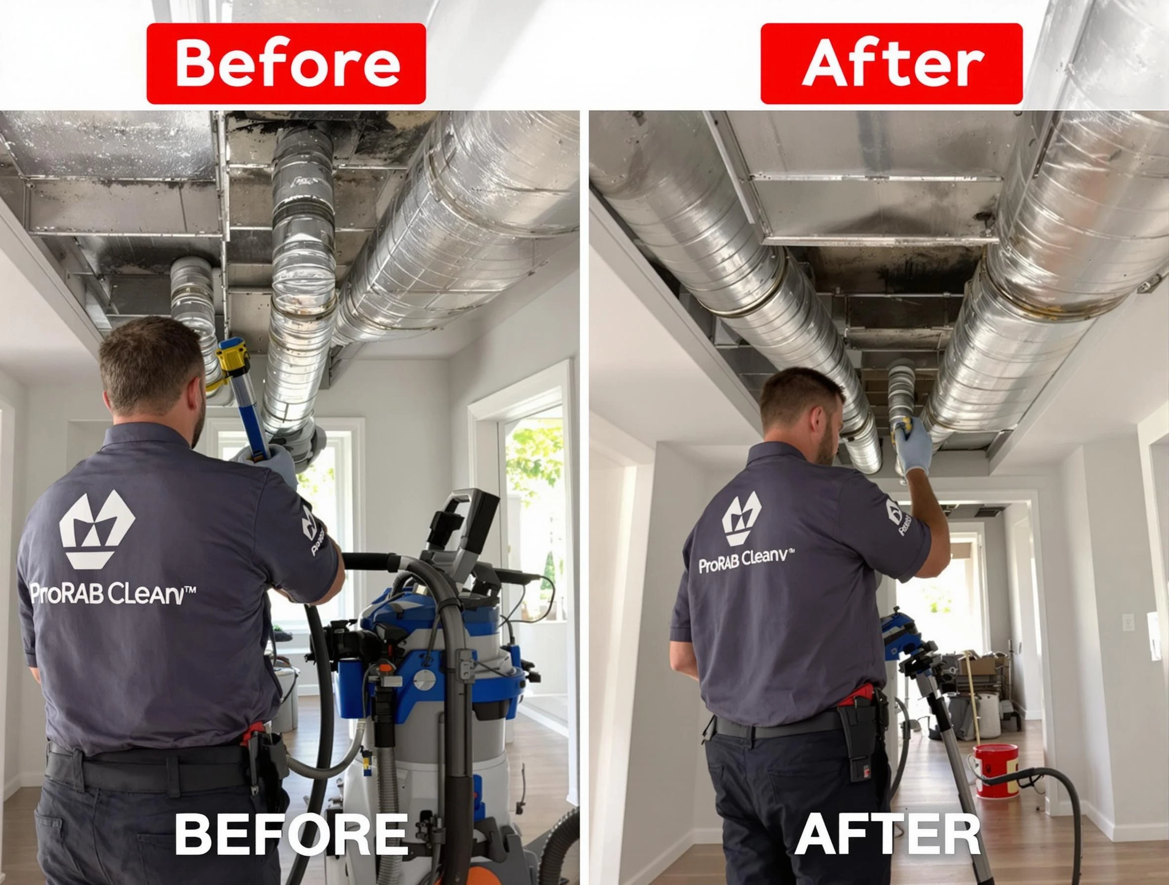 White Bluff Air Duct Cleaning expert performing thorough residential duct cleaning in a White Bluff home